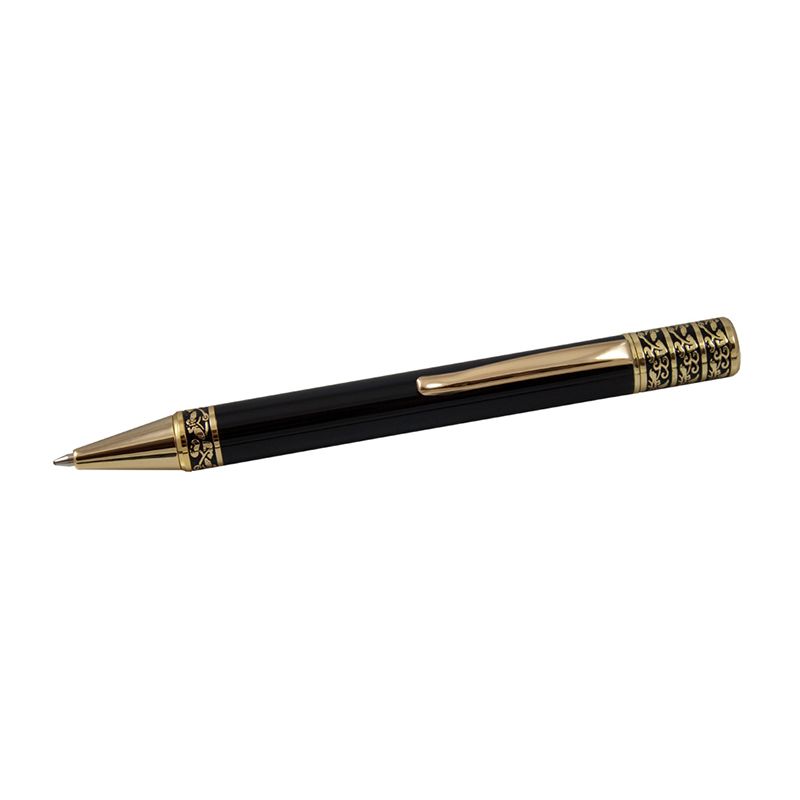Rašiklis "Kent black gold" juodas/aukso spalvos RE98D dėžutėje REGAL