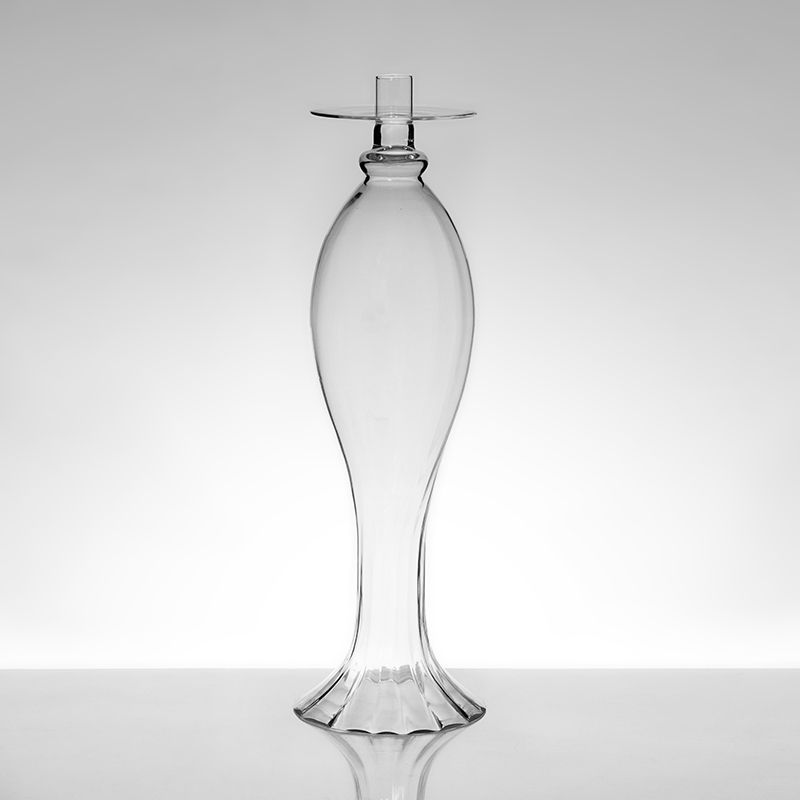 Žvakidė stiklinė VALENSIJA2  XD1644-2  h 51 cm SAVEX