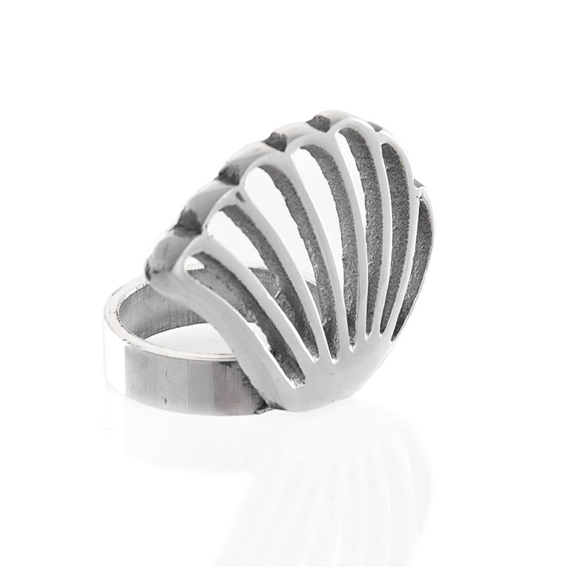 Žiedas servetėlėms sidabro spalvos 89356 H:5, W:7, D:4,5 cm.