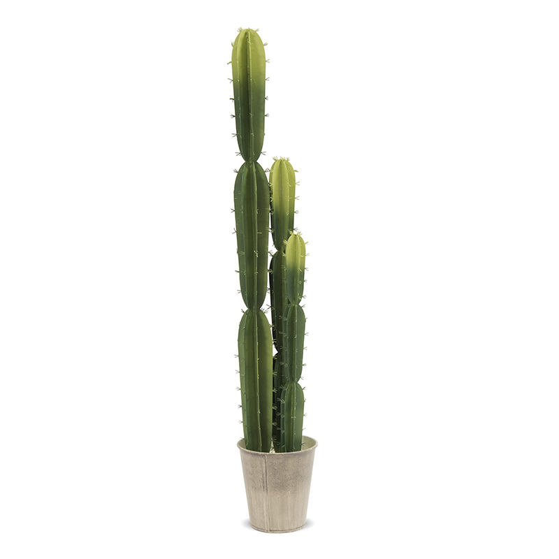 Dekoratyvinė gėlė metalinė vazonėlyje kaktusas 53x9,5x9,5 cm 119081