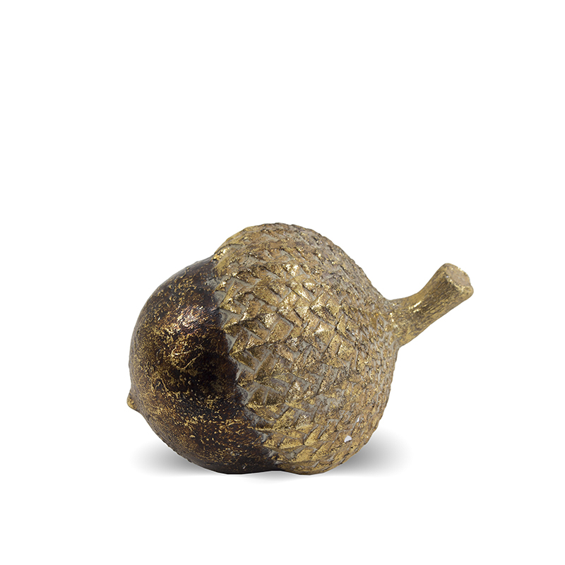 Dekoracija gilė aukso sp. polirezin. 11,5x8x8 cm 122132 KLD