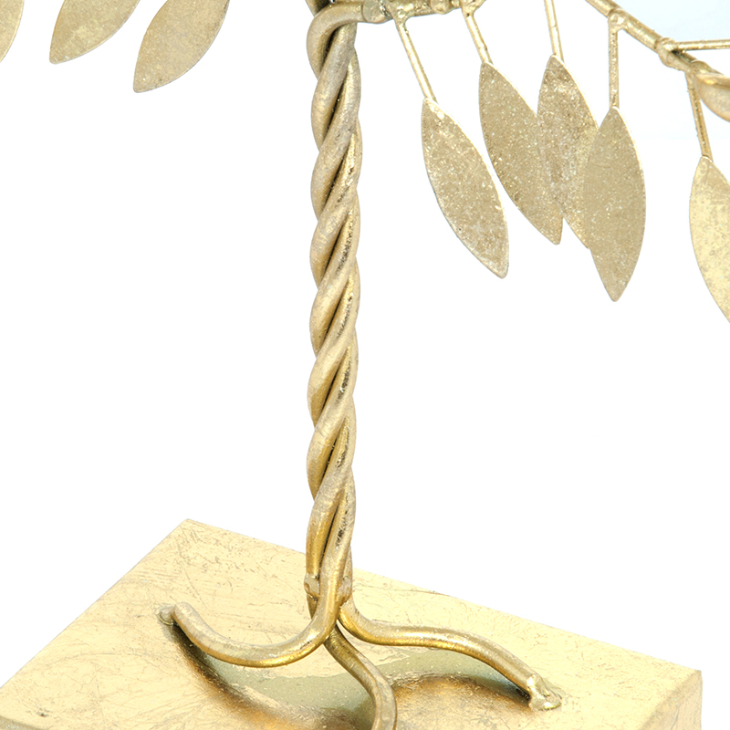 Dekoratyvinis medis metalinis aukso spalvos 35.5x12x40.5 cm SAVEX