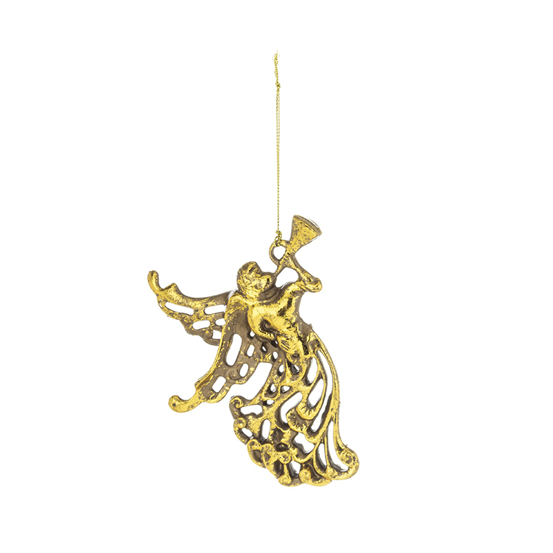 Dekoracija Angelas aukso spl. 13,5x10x2 cm 133082 KLD