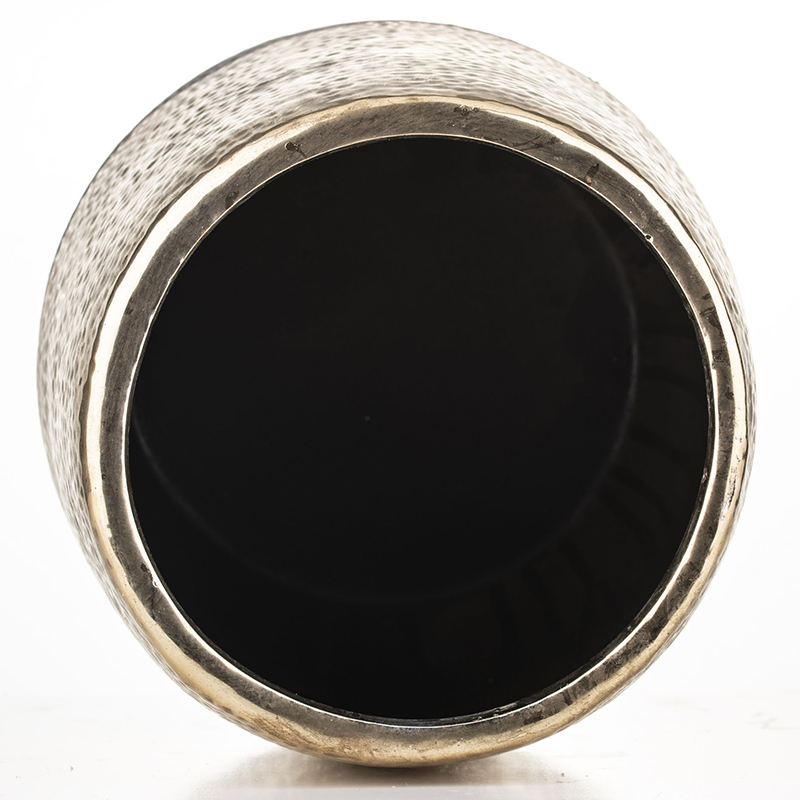 Vazonas auksinės/juodos sp.keramikinis 23x18x18 cm 138460
