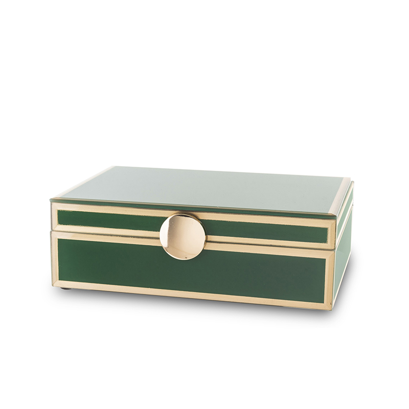 Dėžutė stiklinė žalia 8x24,5x17 cm 142916