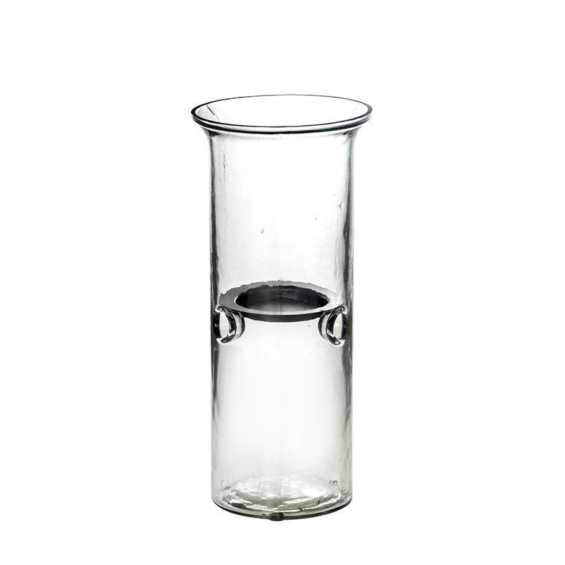 Žvakidė stiklinė skaidri  h 32 cm SAVEX
