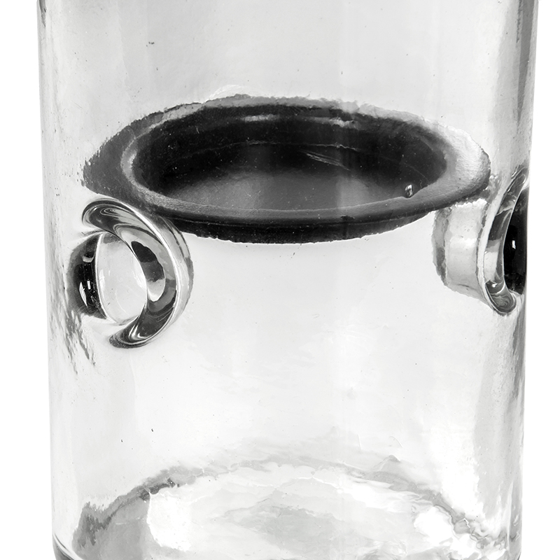 Žvakidė stiklinė skaidri h 23 cm SAVEX