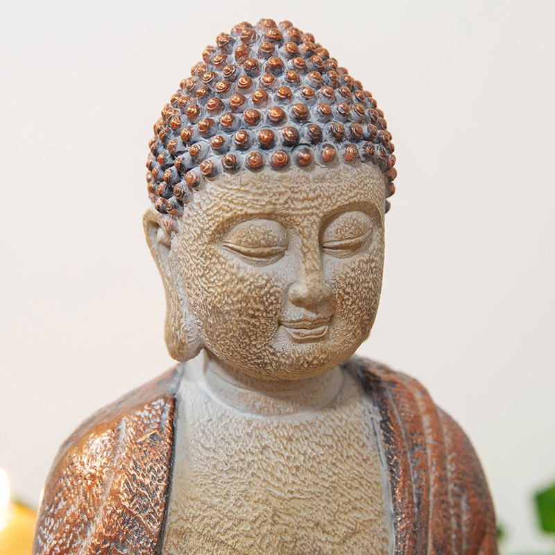 Skulptūrėlė Buda iš polirezino 24x15x11 cm 63135 Widdop