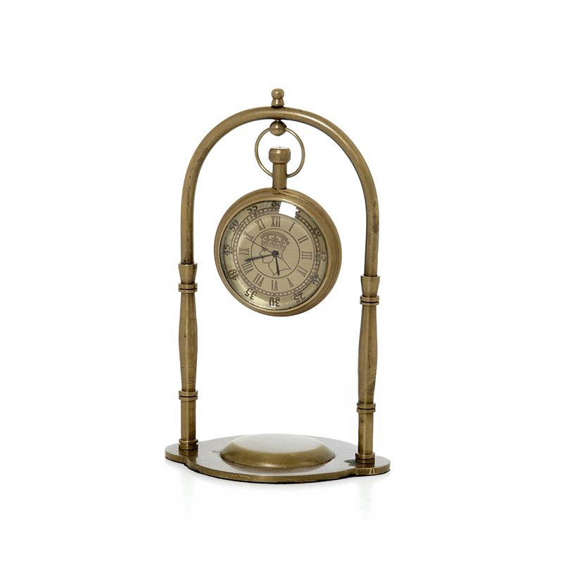 Laikrodis stalinis žalvarinis h 13,5cm NI4354A SAVEX