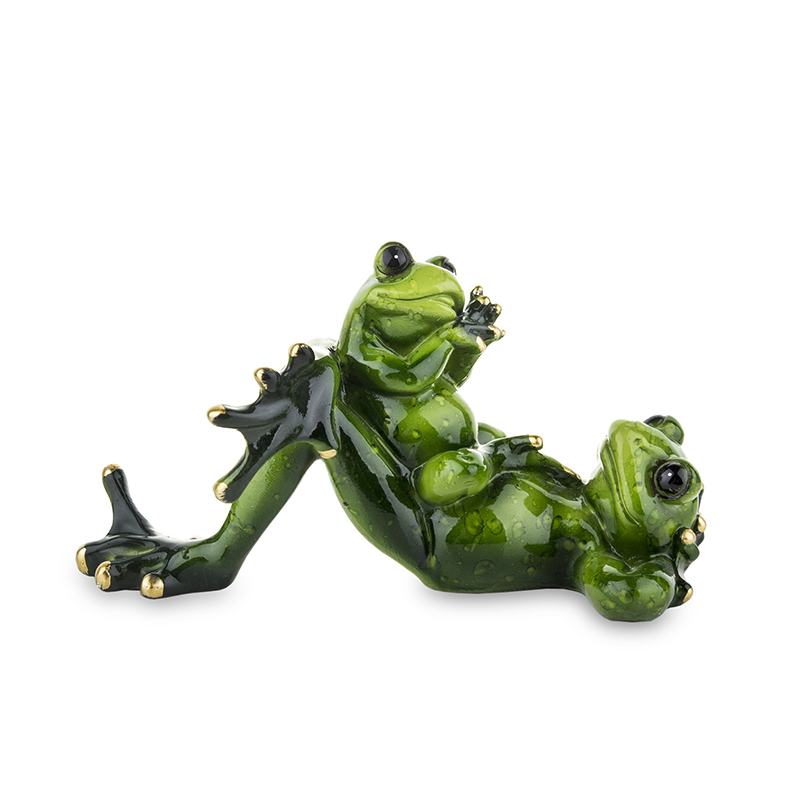 Figūrėlė varlės Pora polirezininė 8,5x15x8 cm 137240