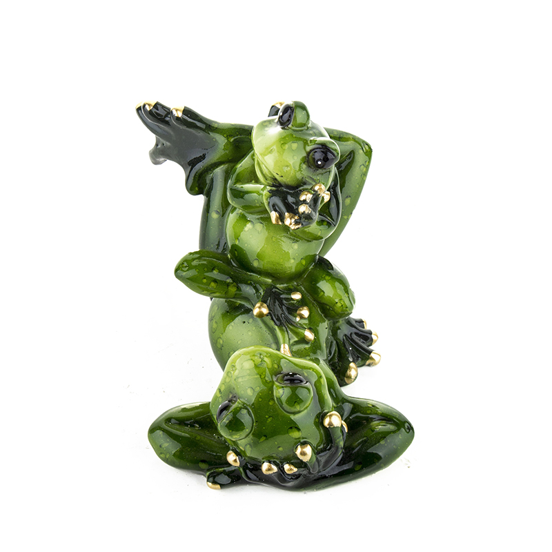 Figūrėlė varlės Pora polirezininė 8,5x15x8 cm 137240