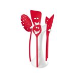 Virtuvės įrankių rinkinys su stovu 6 vnt. H 14,5 cm 400294229062