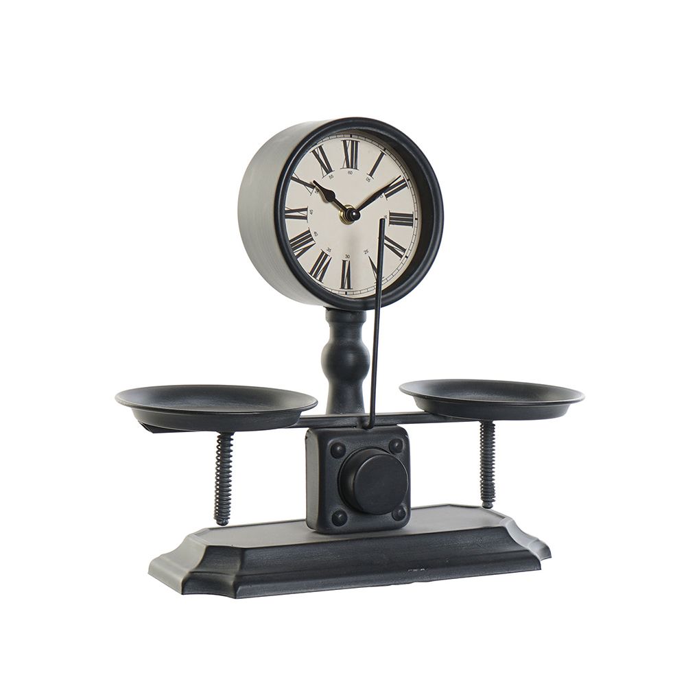 Laikrodis pastatomas Vintažinės svarstyklės  RE-187292 34X13X30,5 cm