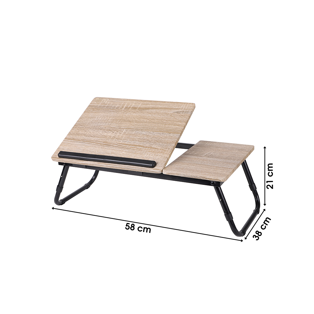 Staliukas pusryčių/kompiuteriui lovoje 58x38x21-25 cm Urban Living 555048