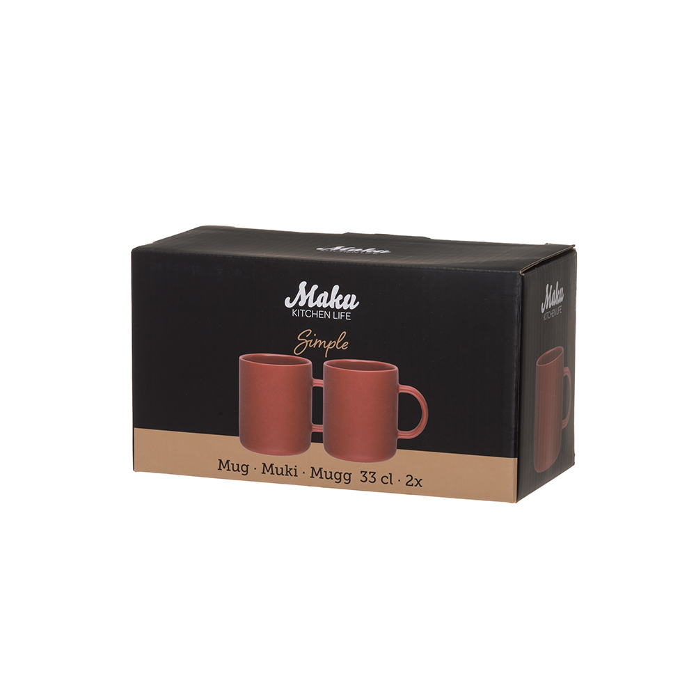 Puodeliai 330 ml 2 vnt Maku 616050