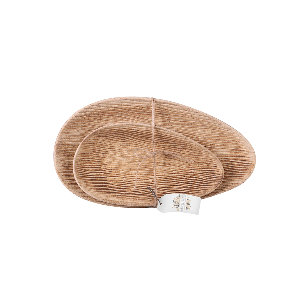 Padėklas 2 vnt 30x16,5 cm 39,5x22 cm medžio sp. Natural Living 53601