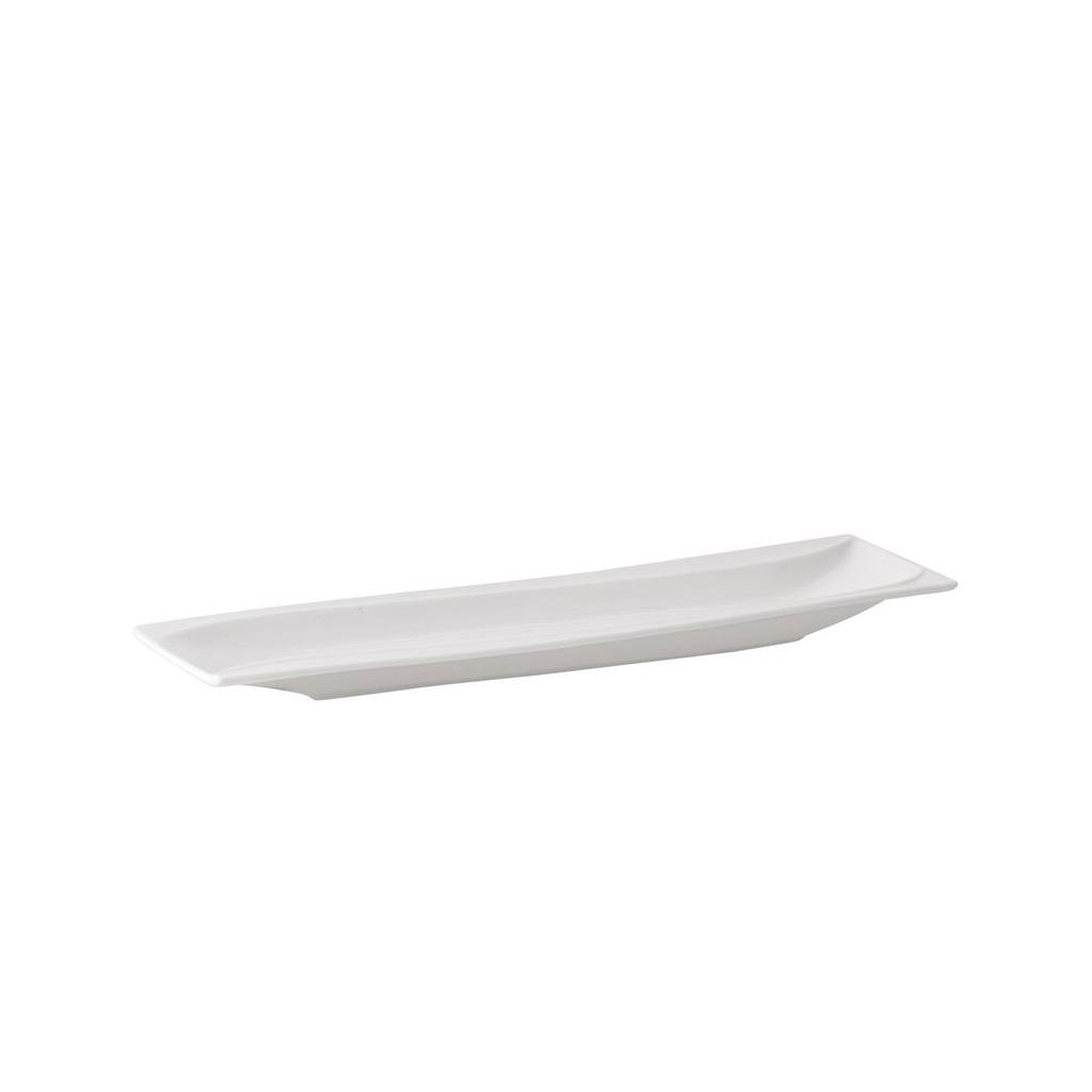 Padėklas/lėkštė užkandžiams 31,5x8 cm SALSA porcelianas, balta spalva 33938