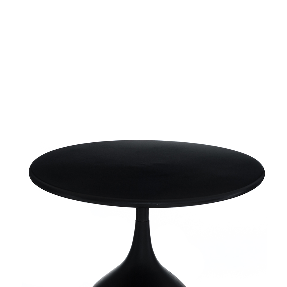 Staliukas metalinis 40x40x50 cm juodos spalvos 4Living 616466