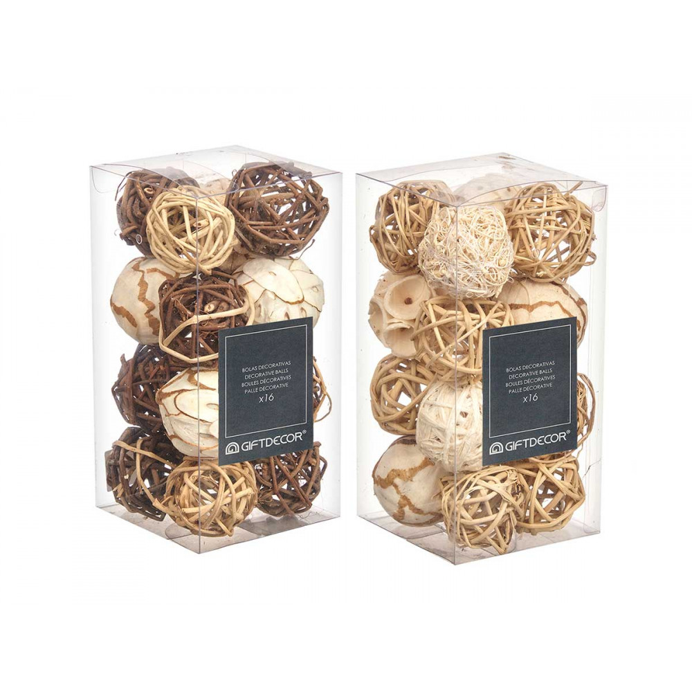 Rutuliai dekoracijoms gaminti (floristika) 16 vnt (mix) Giftdecor 90826