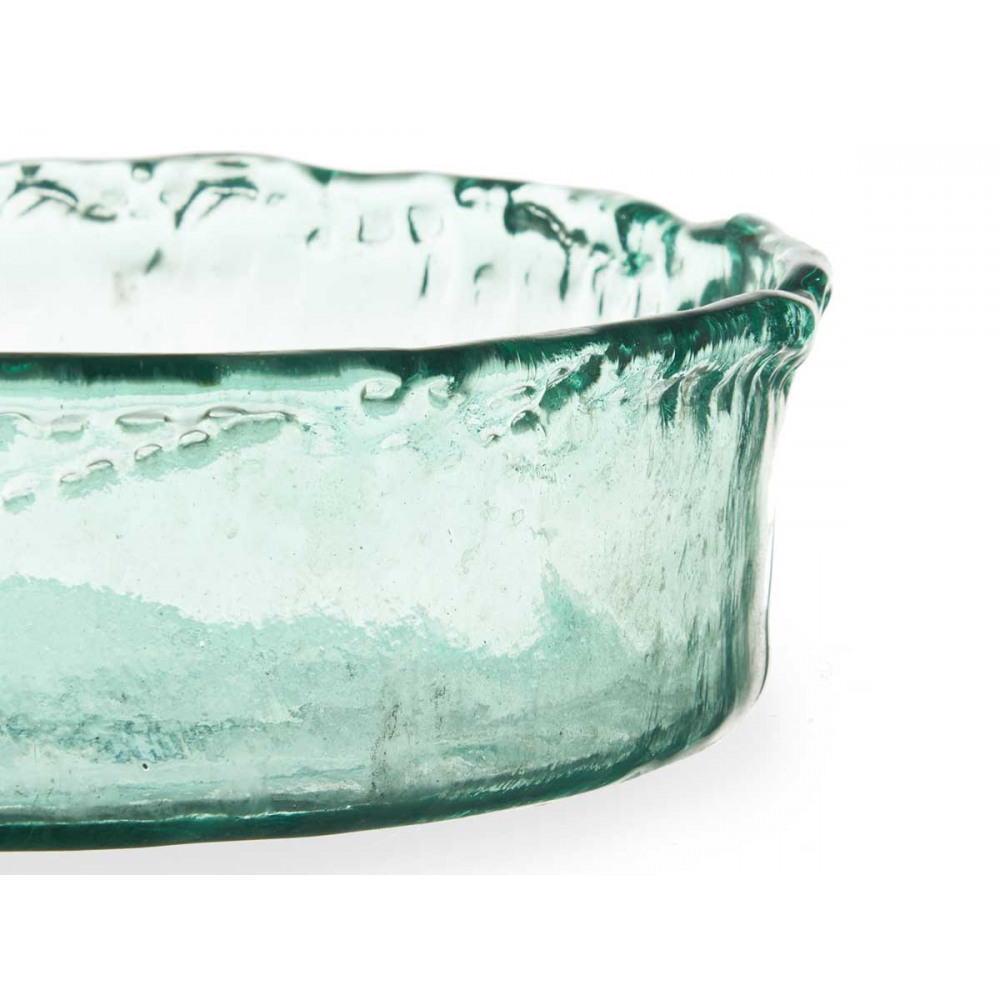 Vaza D30xH8 cm perdirbtas stiklas Giftdecor 82729