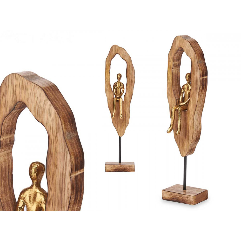 Figūrėlė metalinė/medinė 7,5x10x41,5 cm Giftdecor 91083