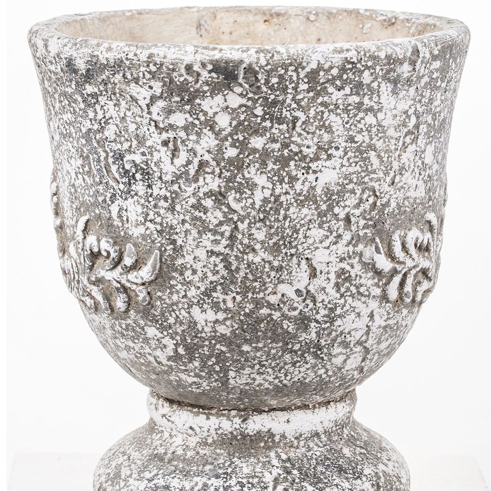 Vazonėlis betoninis pilkas 18,5x16,5x16,5 cm 137954