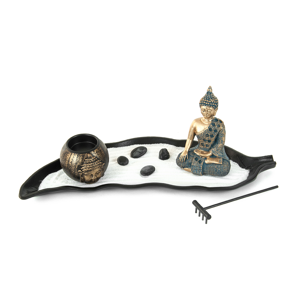 Zen sodas su žvakide 37x12,5x15 cm Atmosphera 203976