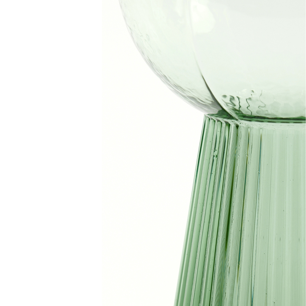 Vaza stiklinė D19xH40 cm žalsvos spalvos Light&Living 112973
