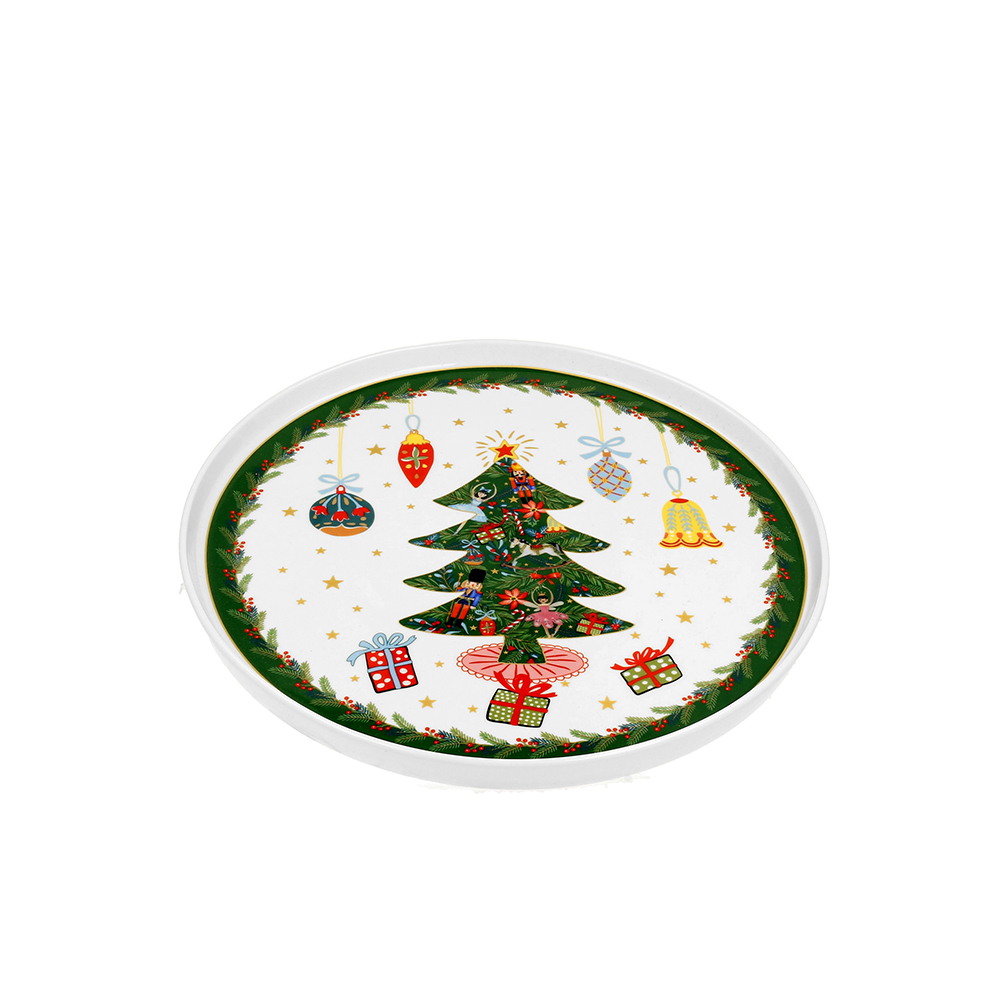 Lėkštė porcelianinė Eglutė 25.5 cm kld