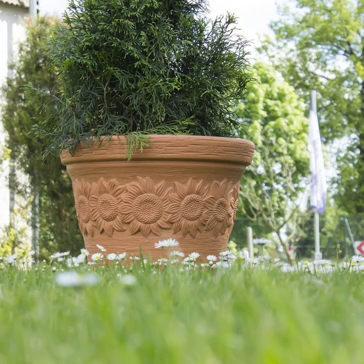 Vazonas 22 l D400xH307 mm plytų spalva SUNNY Prosperplast