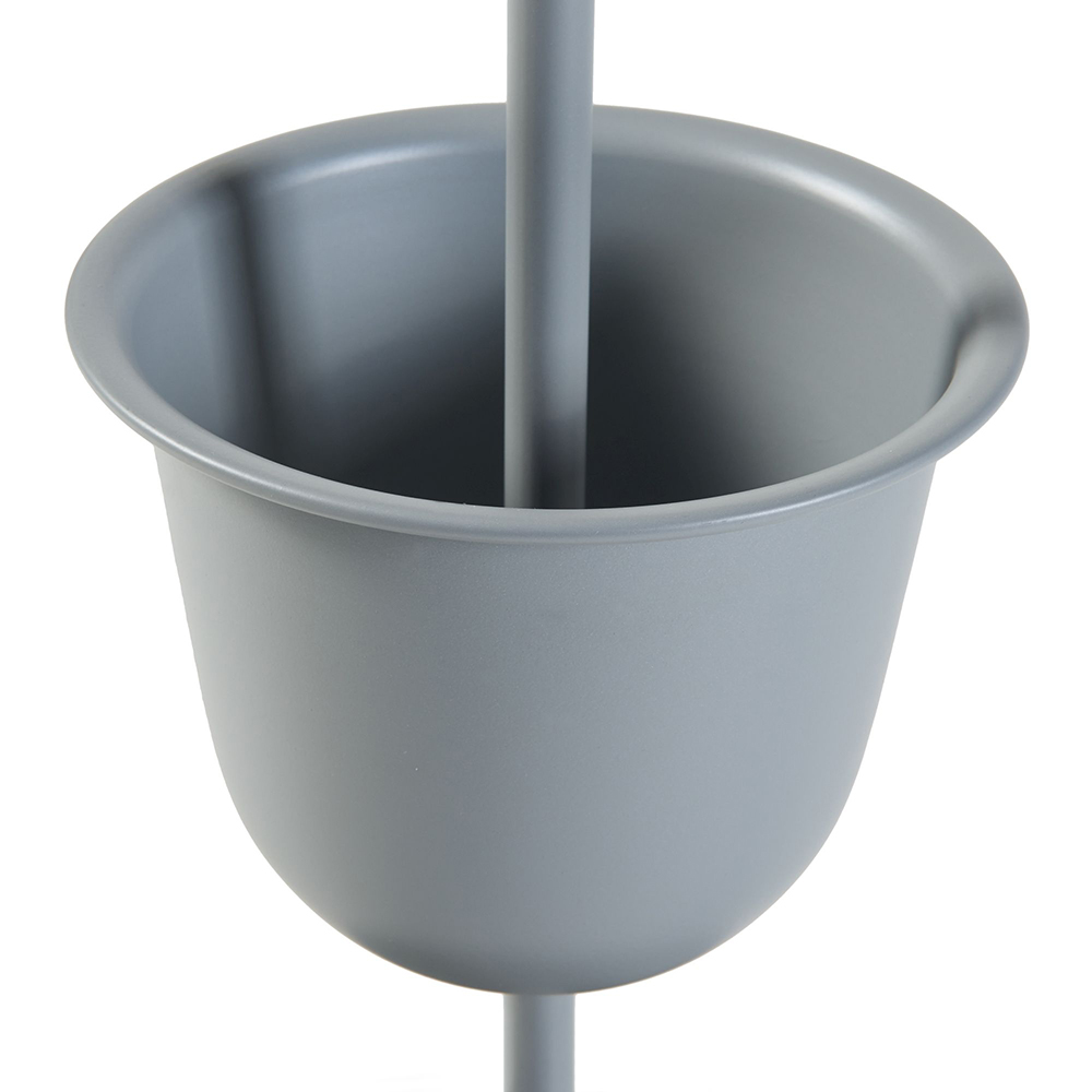 Stovas gėlėms metalinis 48x23 cm pilka sp. Aplhen PXFF-0173 84315628