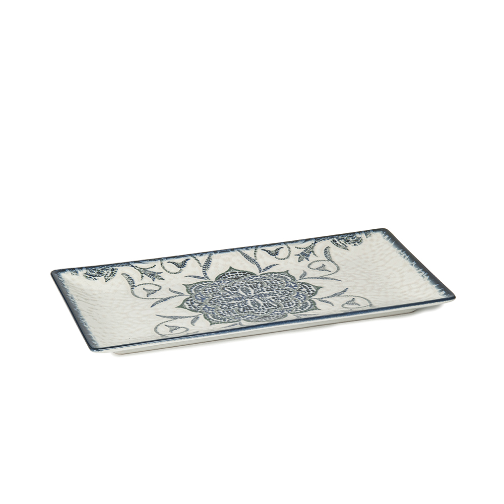 Padėklas/lėkštė 30x15x2 cm porcelianas ROSETTA La Mediterranea J25013