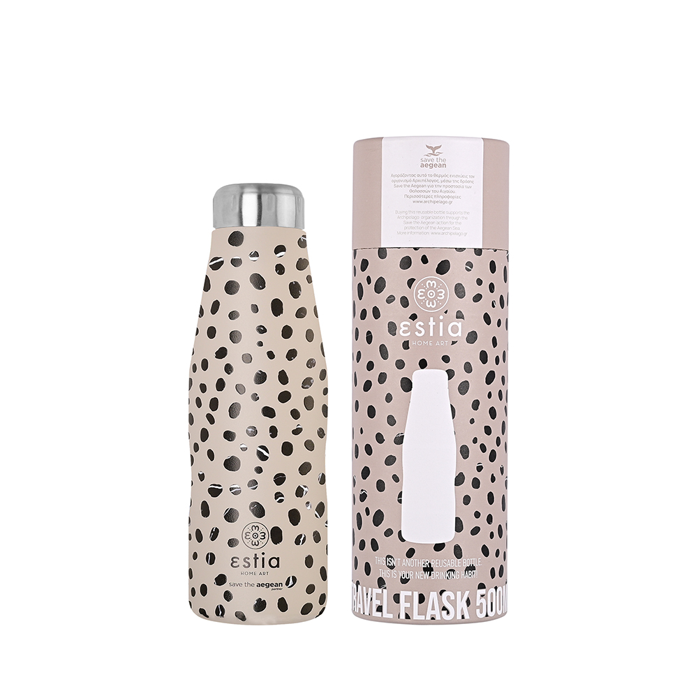 Gertuvė-termosas 500 ml D7xH22 cm LEOPARD Save the Aegean Estia 01-16630