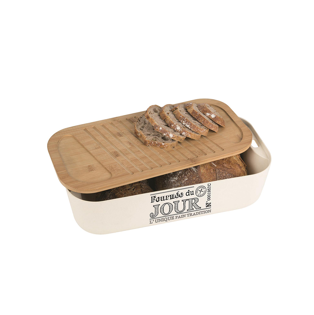 Duoninė bambukinė su pjaustymo lentele 40x11x19,7 Cook Concept KA23692