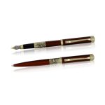 Rinkinys parkeris+rašiklis dėžutėje "Charles red" raudonas RE36PD REGAL