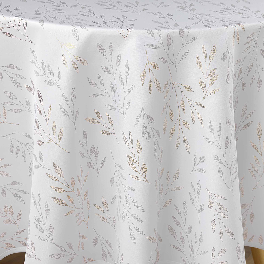 Staltiesė D180 cm sidabr. atspalvių, poliesteris SUNNY GOLD douceur d'intérieur
