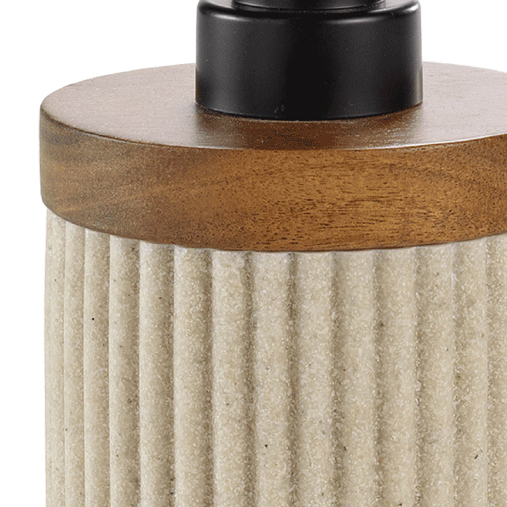 Muilo dozatorius D8xH17 cm polirezininis NIAGARA douceur d'intérieur