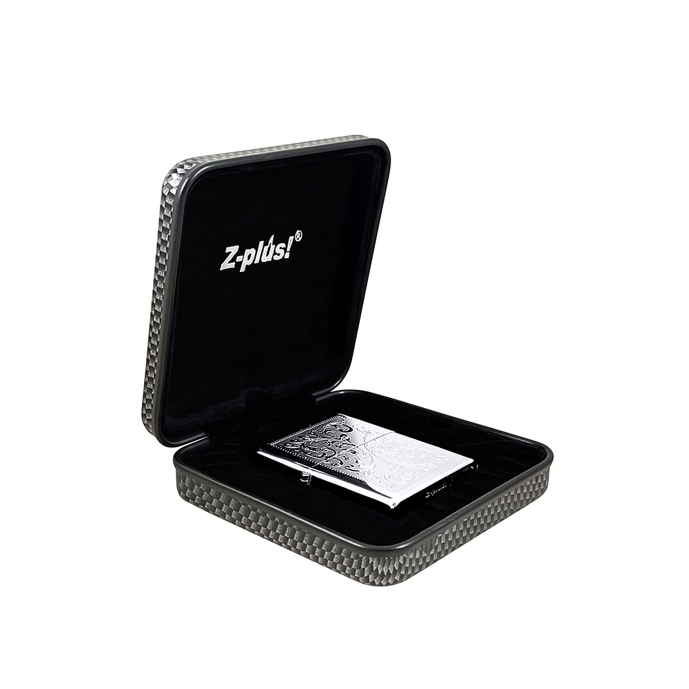 Žiebtuvėlis dujinis Z-Plus metalinis sidabrinės sp. 1001460