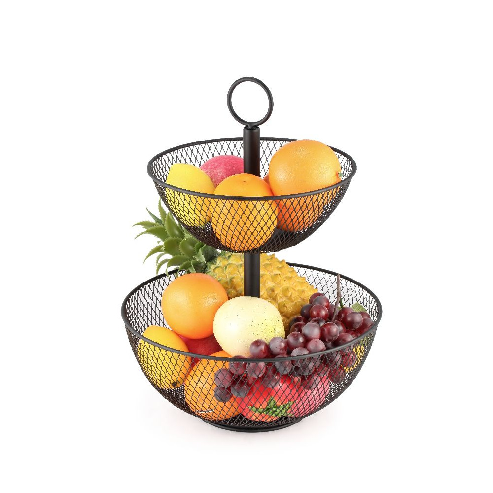 Vaisinė 2 aukštų D31xH41 cm (mix) metalinė Confortime BY01011074811