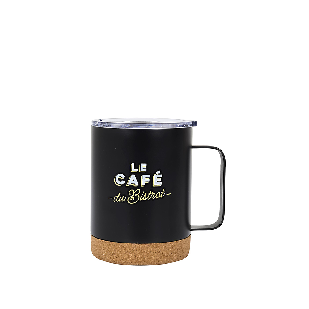 Puodelis kelioninis metalinis su dangteliu 420 ml BISTRO Cook Concept KA0617