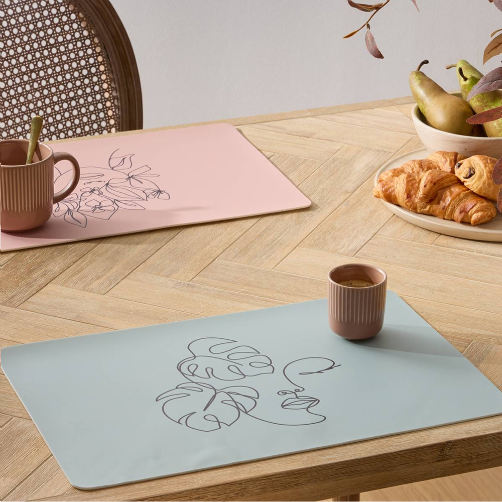 Padėkliukas stalo 45x30 cm Mergina (mix) PU Secret de Gourmet 203275C