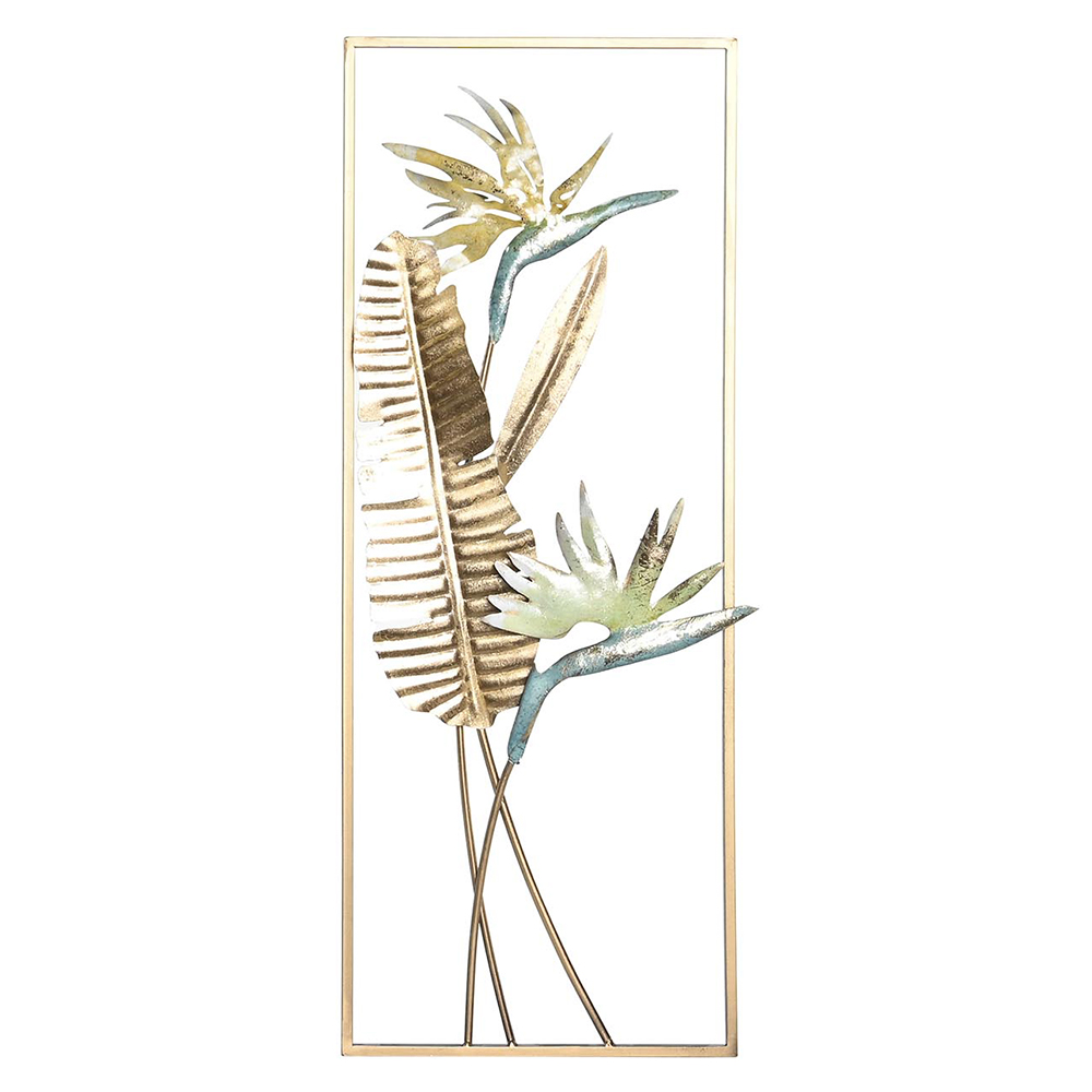 Sienos dekoracija Tropinės gėlės DP-187094 28.6x74.3 cm