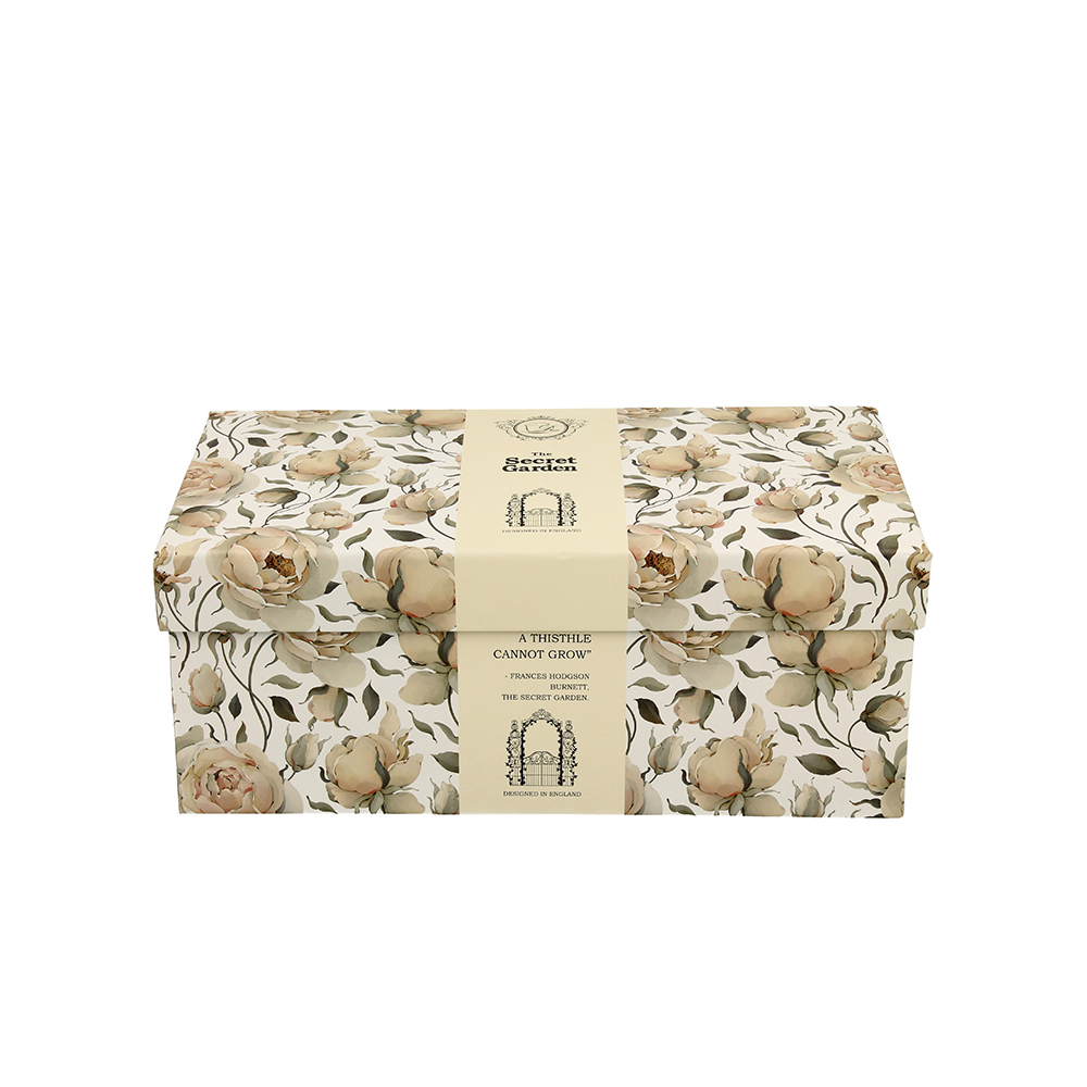 Puodeliai porcelianiniai 2 vnt. ENGLISH ROSES WHITE 300 ml DUO