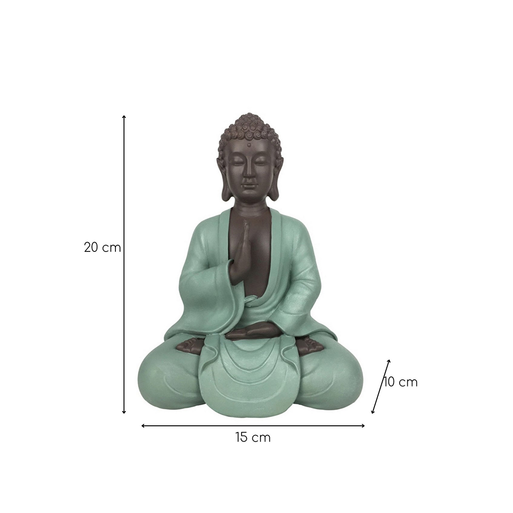 Figūrėlė Buda keramikinė 15x10x20 cm Zen Arome