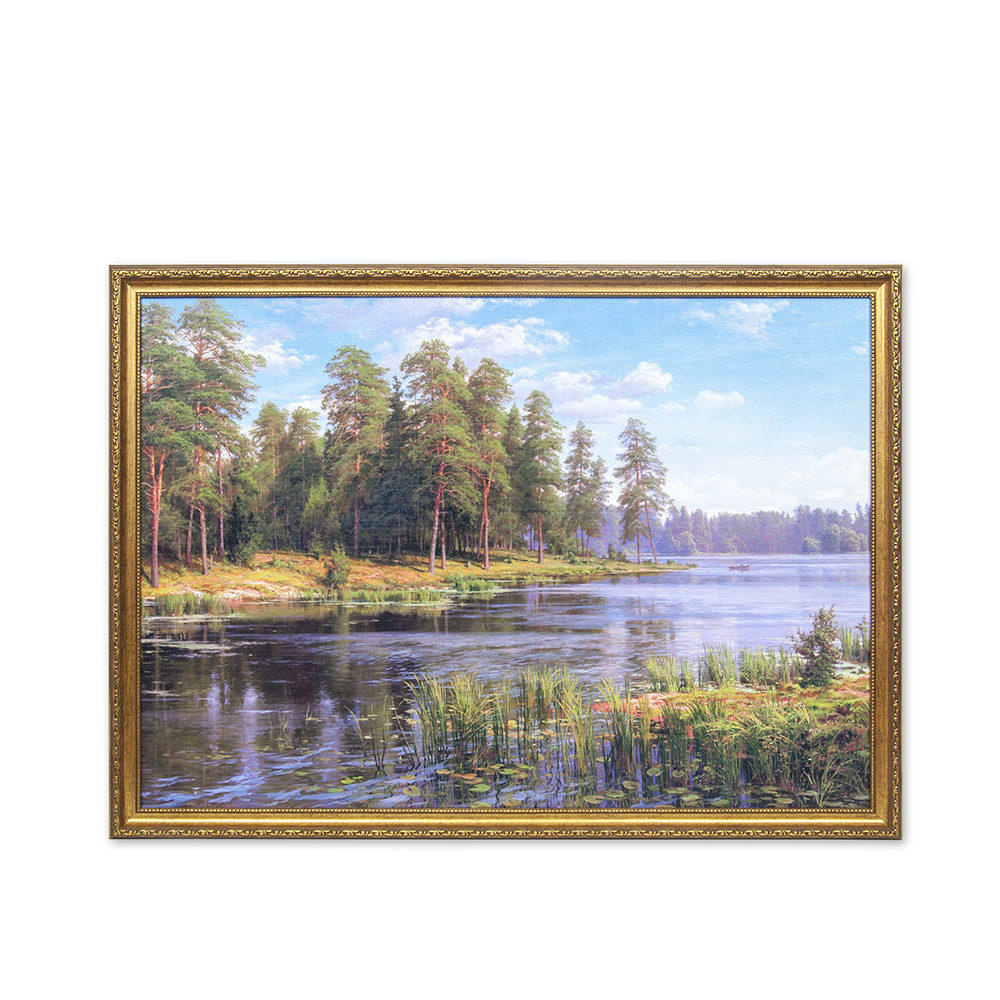 Reprodukcija 1705451 su rėmu 1306025 Plati upė 50*70 SVX