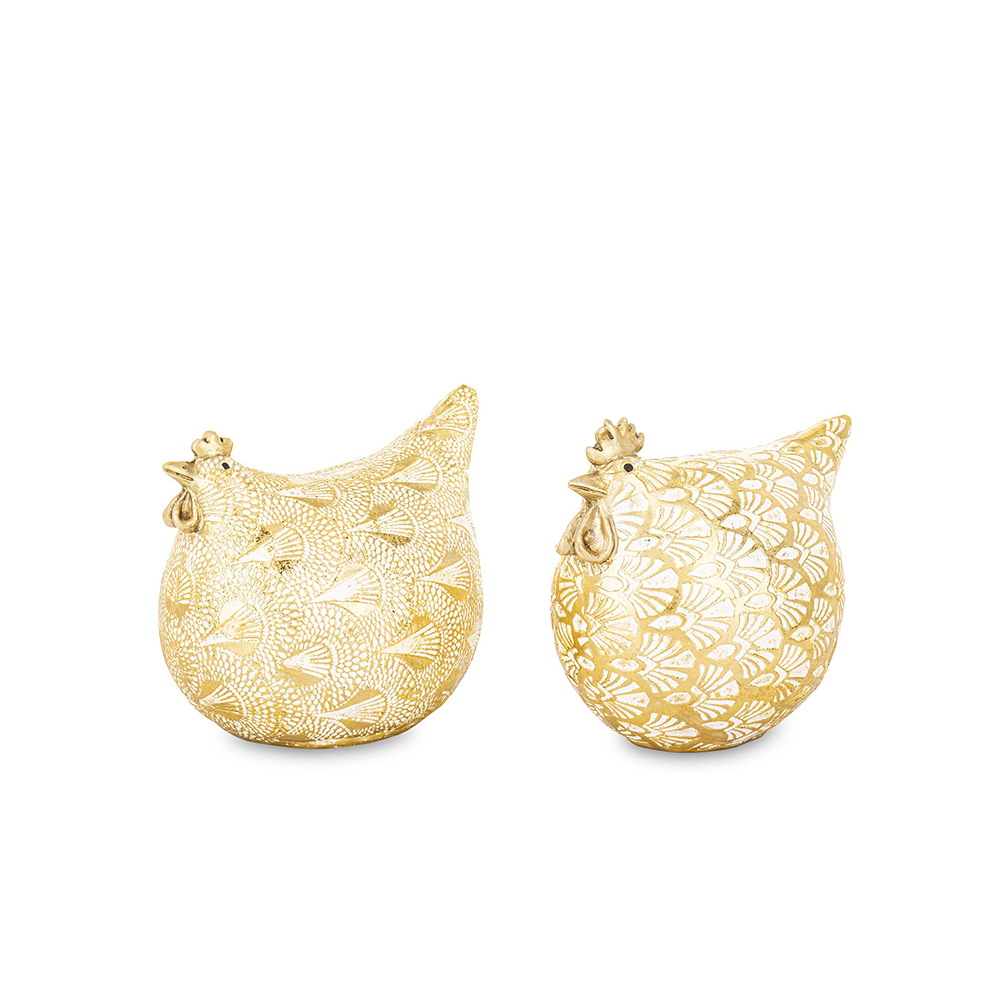 Figūrėlė Višta polirezininis 11,5x9x13,5 cm 177550 velyk