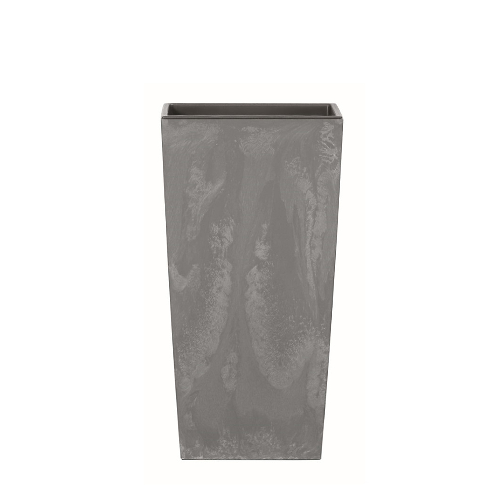 Vazonas su įdėklu 11,5/5 l 195x195x375 mm betono sp. URBI SQUARE Prosperplast