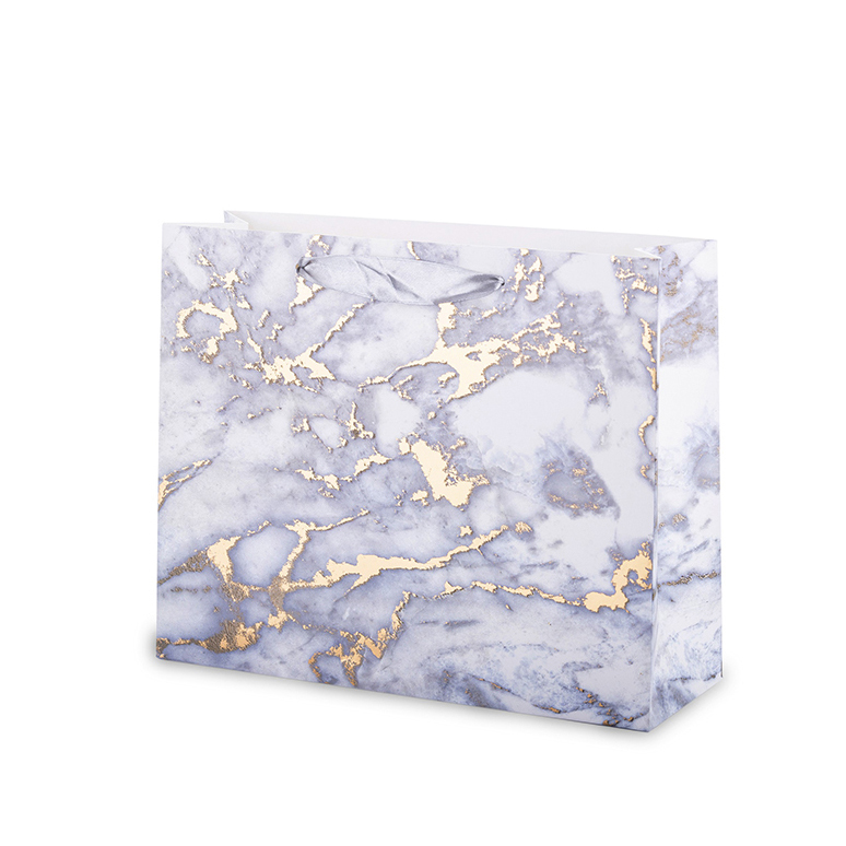 Maišelis dovanoms su balto marmuro piešiniu 31x41x13 cm 135325