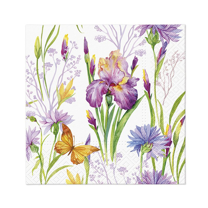 Servetėlės popierinės Irisai 33x33 cm 160286