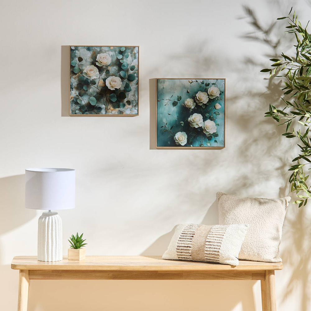 Paveikslas drobė su rėmu Rožės 40x2,2x40 cm (mix) Atmosphera 215566